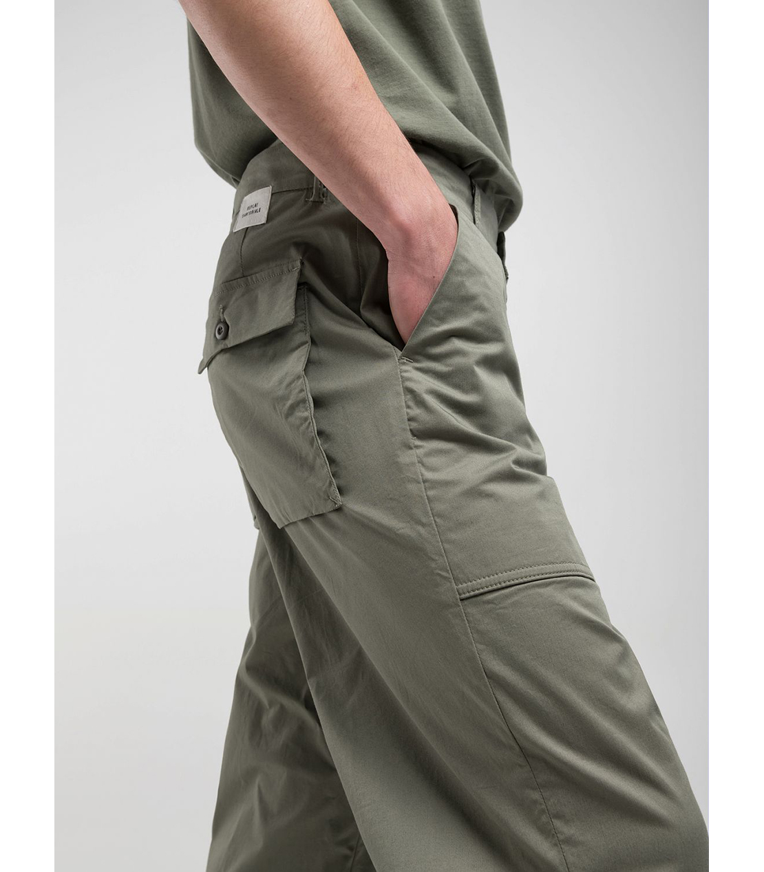 リラックスフィット コットンツイルカーゴパンツ 詳細画像 ミリタリー 3